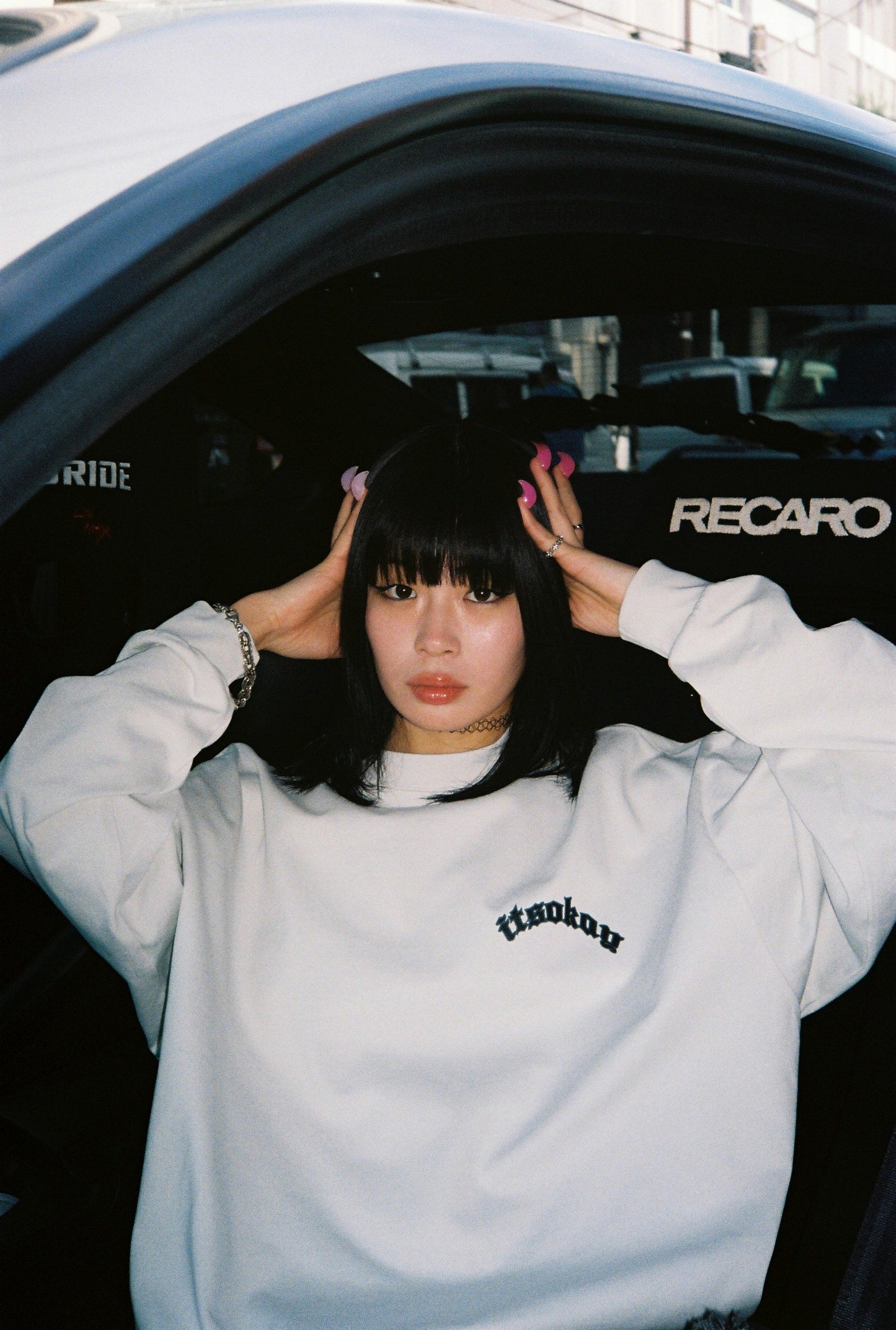 GOODLUCK Longsleeve - Pearl