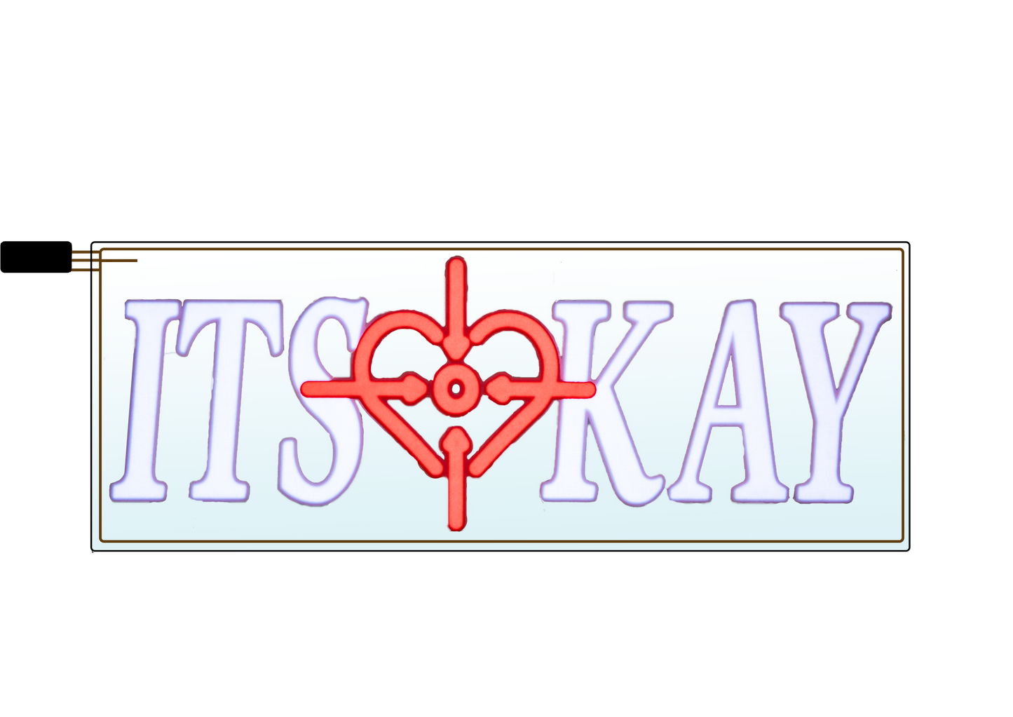 ITSOKAY CROSSHAIR Led Sticker