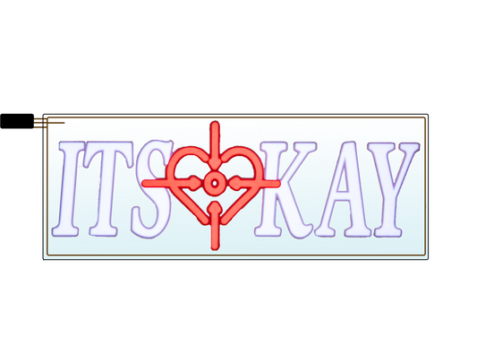 ITSOKAY CROSSHAIR Led Sticker