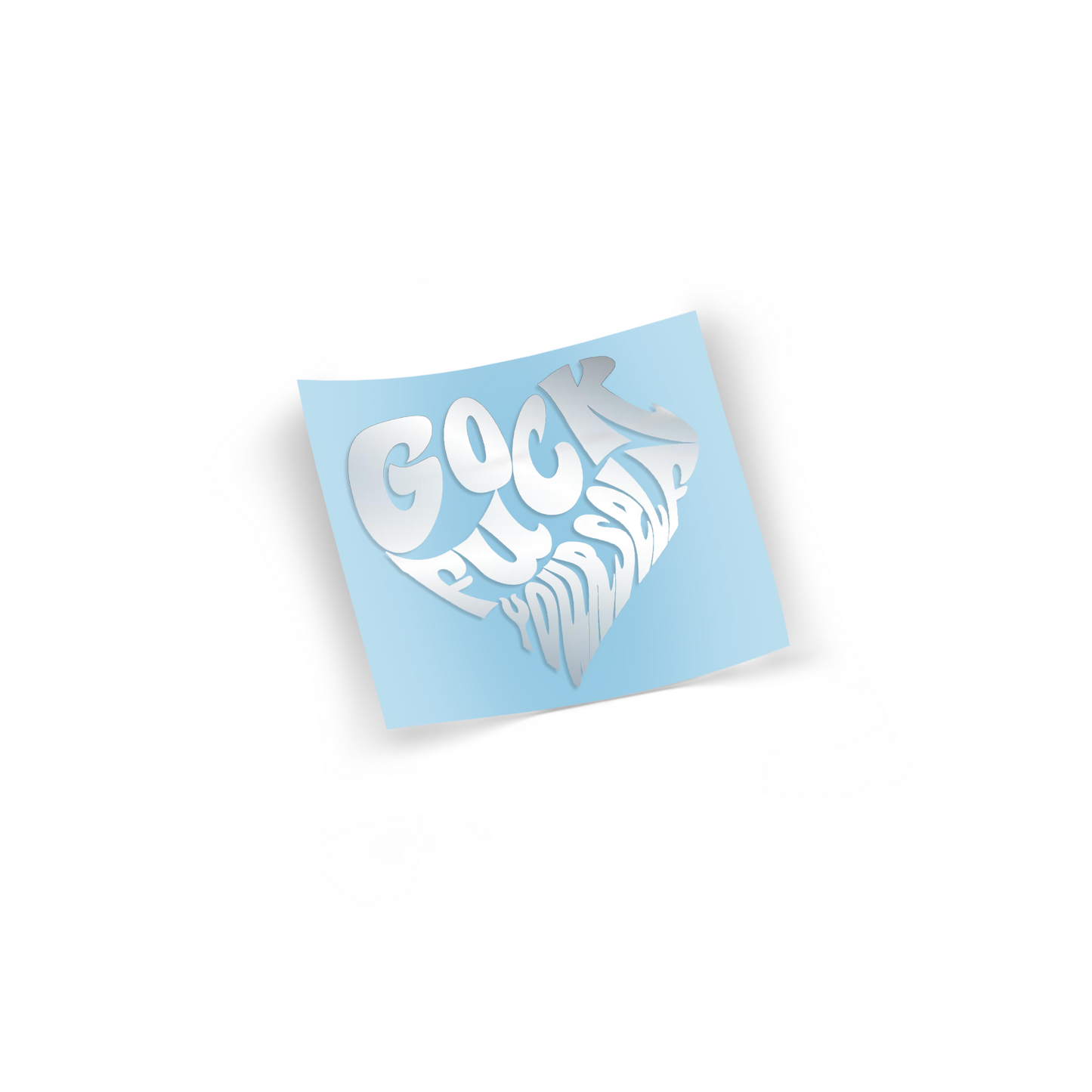 ITSOKAY GFY Die Cut Chrome