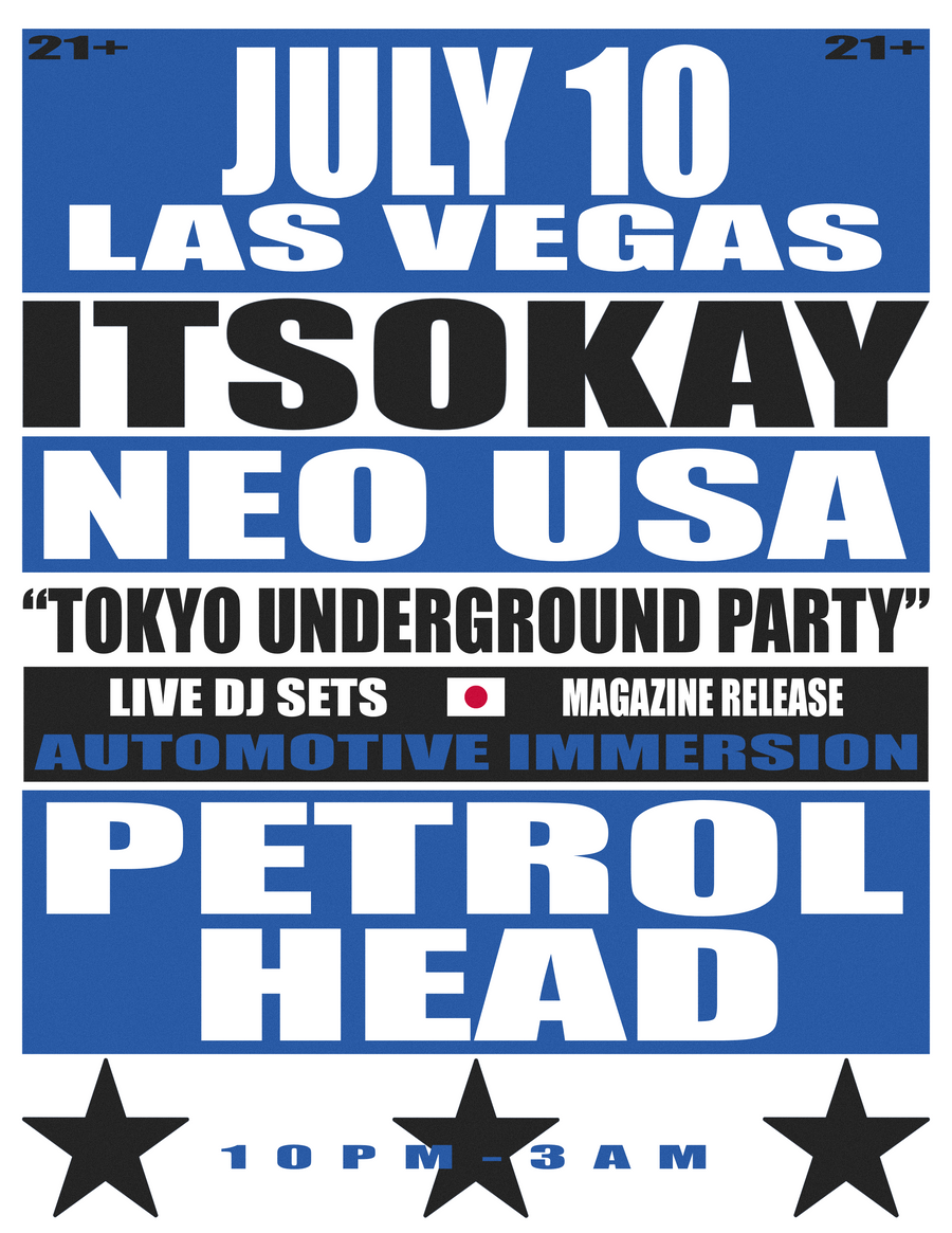 Tokyo Underground Nights - ITSOKAY x NEO USA Magazine Release