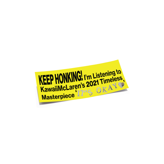 KEEP HONKING! Box Sticker