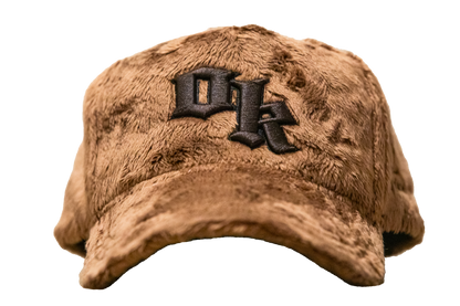 OK Monogram Fuzzy Snapback Hat