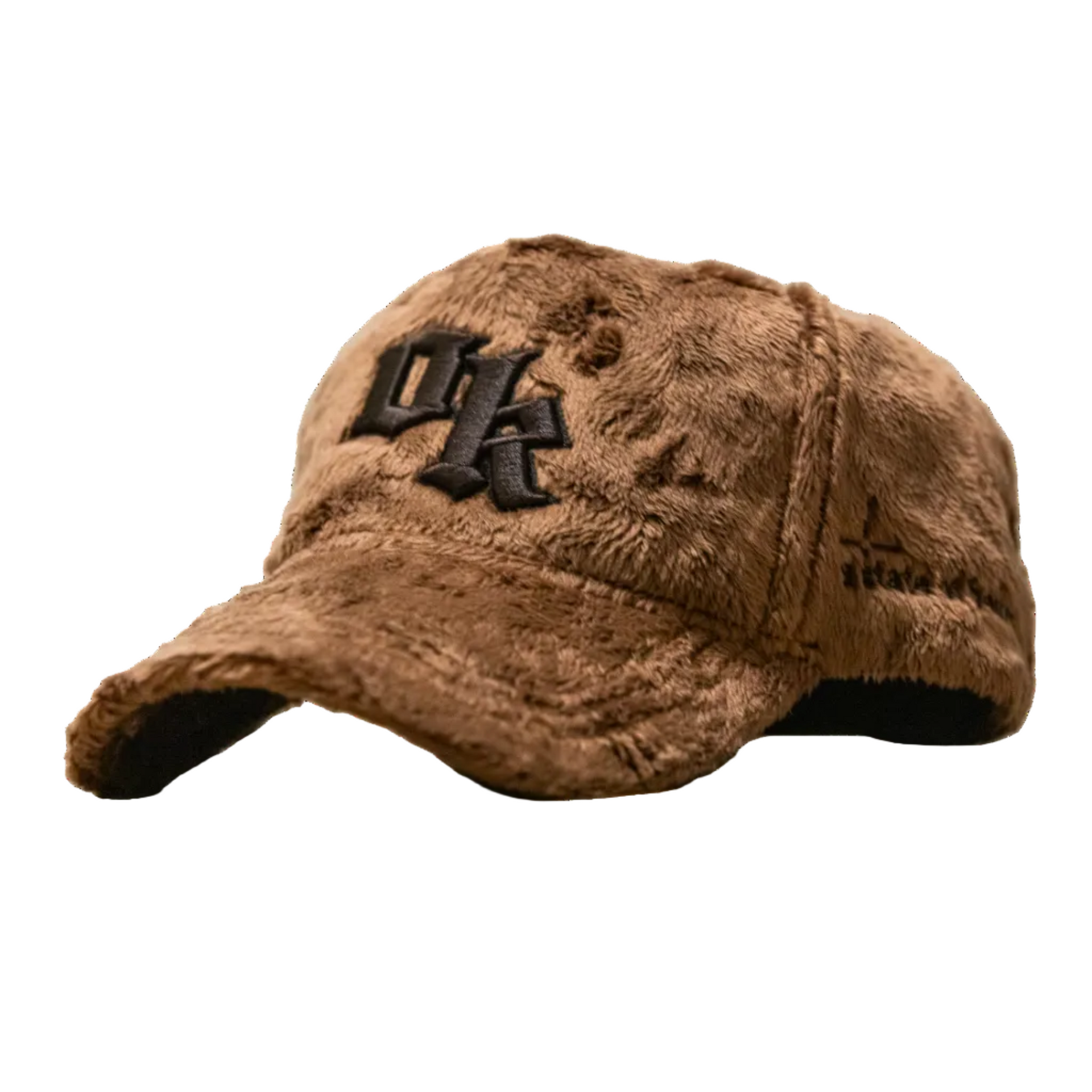 OK Monogram Fuzzy Snapback Hat by Itsokay
