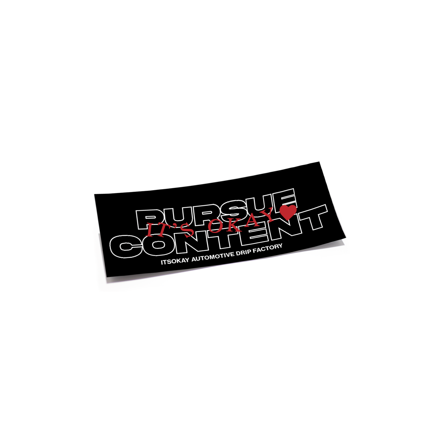 Pursue Content Box Sticker