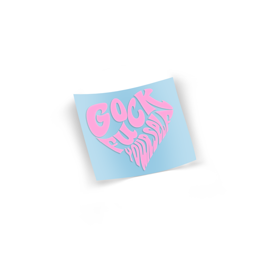 ITSOKAY GFY Die Cut  Soft Pink