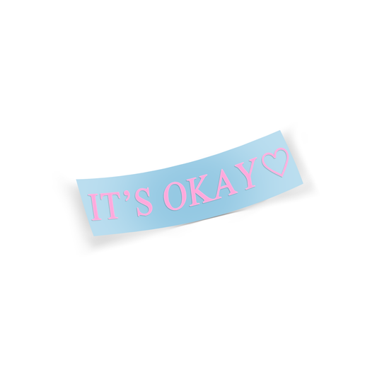 ITSOKAY Times Die Cut Soft Pink