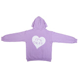 ITSOKAY Heart Graphic Pullover Lavender