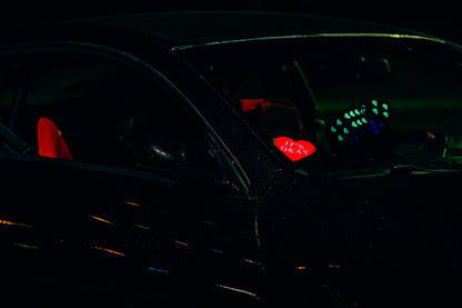 ITSOKAY Heart LED Sticker Red
