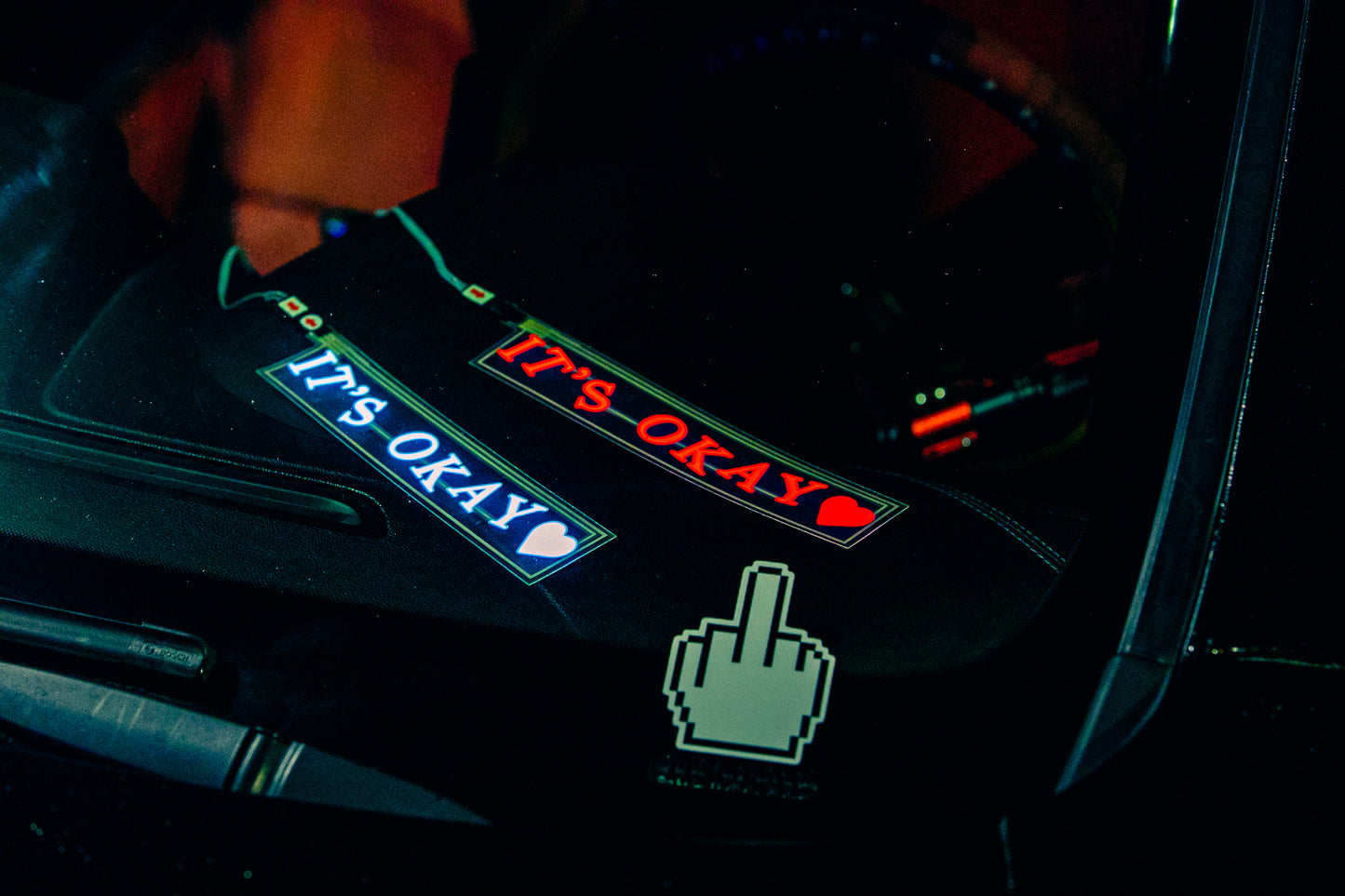 ITSOKAY OG LED Sticker Red